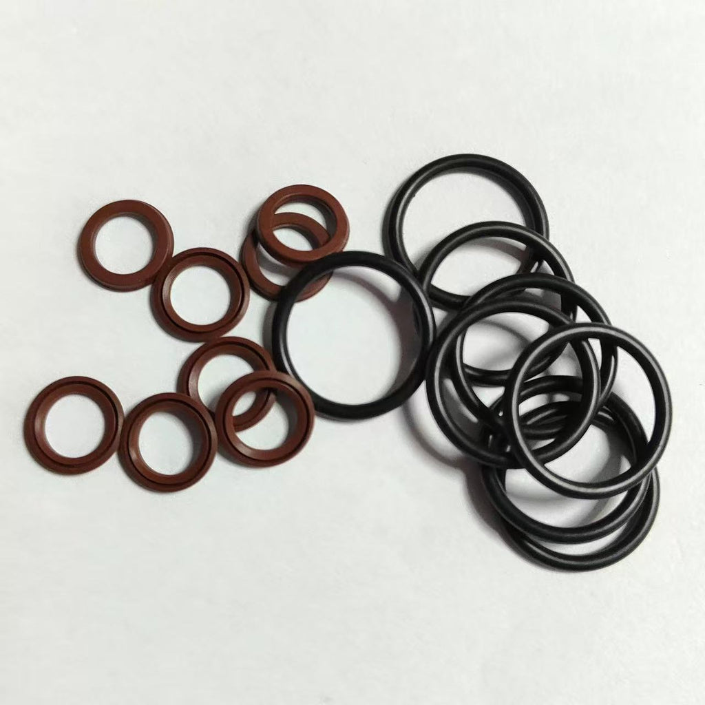 High quality FKM high temperature resistant excavator foot pedal/travel bullet oil seal kit
