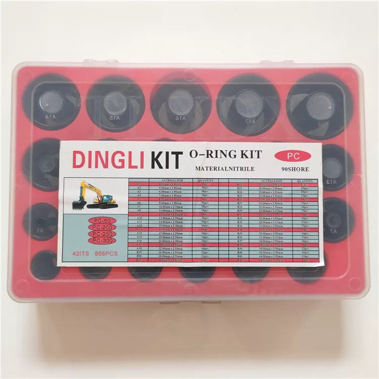 High quality rubber NBR O-ring seal kit for CAT270-1528 excavator hydraulic seals O-ring mechanical seal (large box)