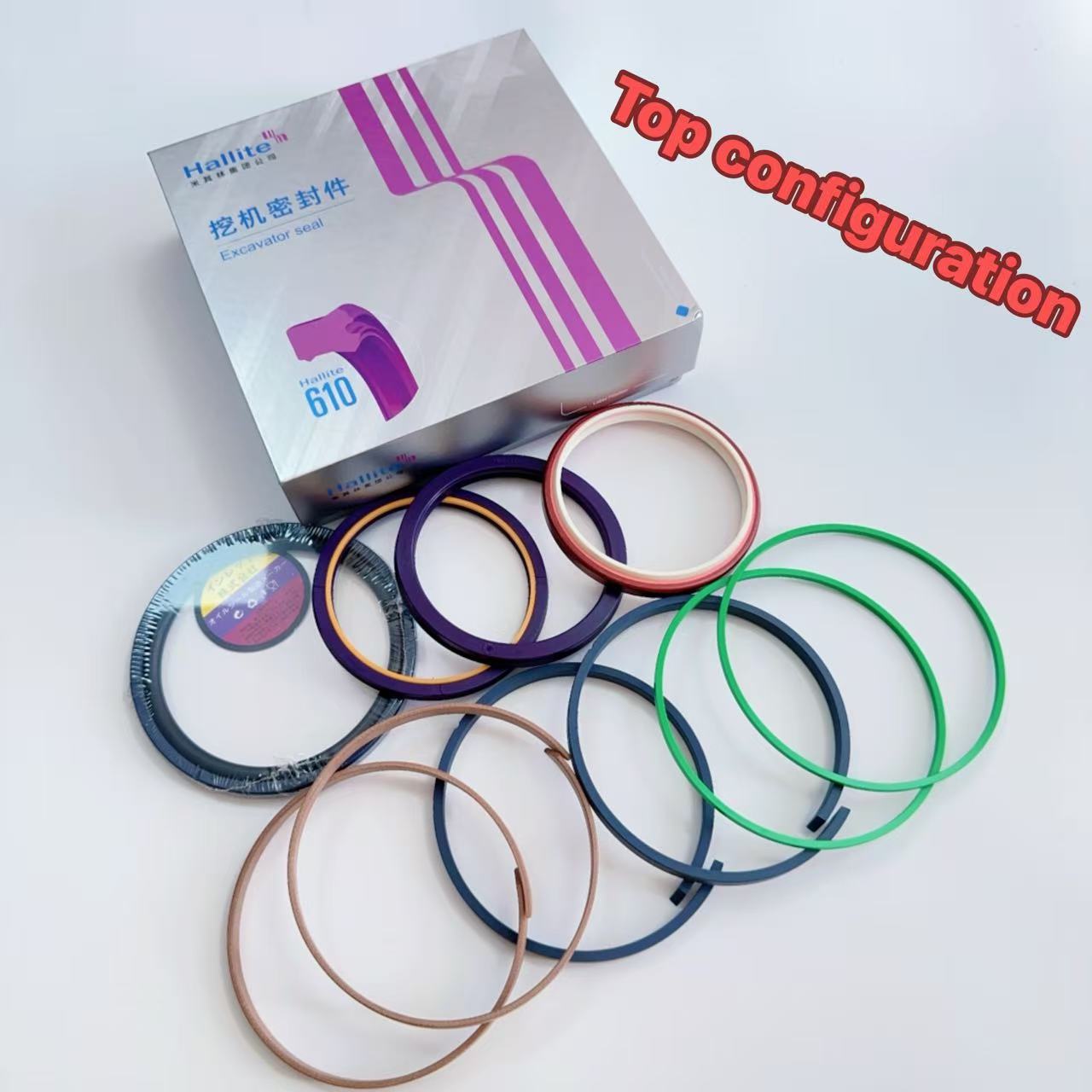 Michelin (Hallite) Excavator Centennial Brand Hydraulic Cylinder Seal Kit SH (Sumitomo) Series SH300-3 SH450-5 SH460-5Boom Bucket ARM