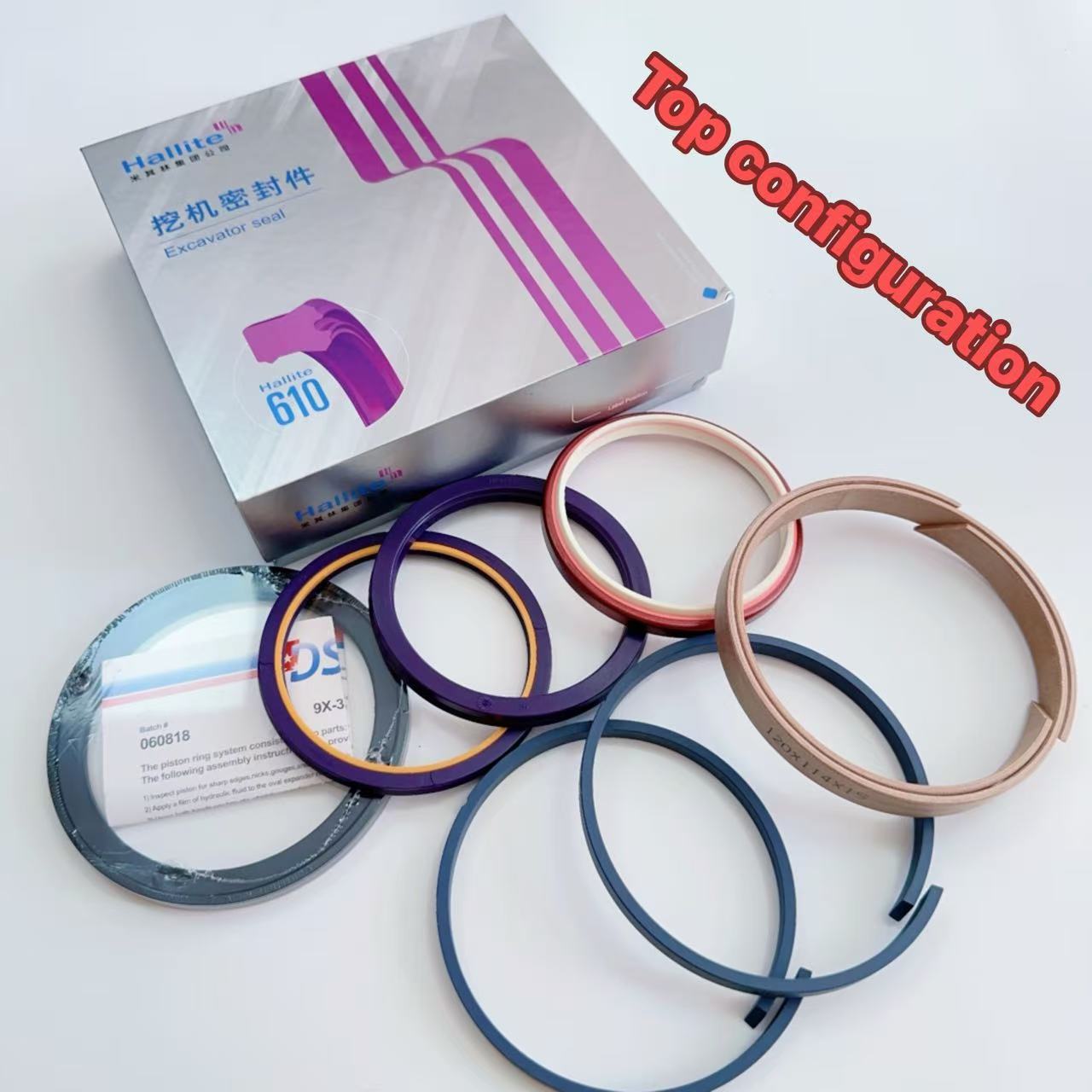 Michelin (Hallite) Excavator Centennial Brand Hydraulic Cylinder Seal Kit EC (Volvo) Series EC55B EC80D EC120/D EC140BBoom Bucket ARM
