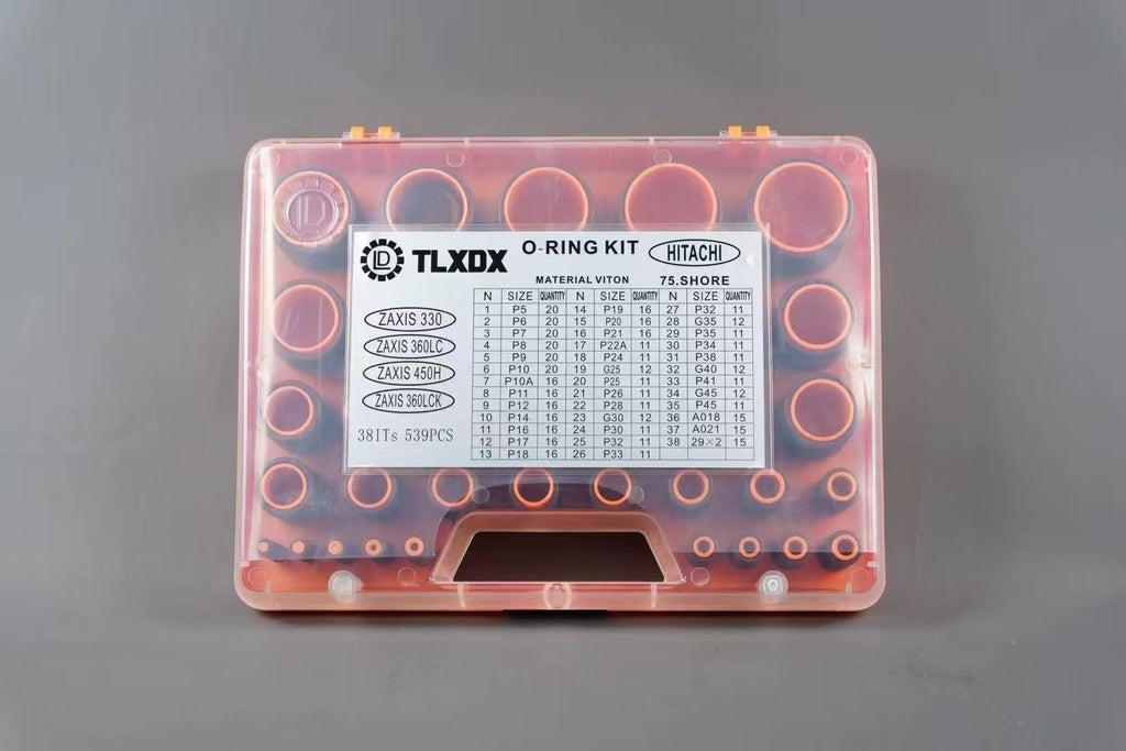 High quality rubber NBR O-ring seal kit for CAT/PC/DH/ZAX/EC excavator hydraulic seals O-ring mechanical seal (large box)