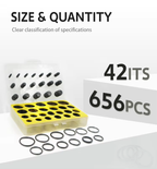 High quality rubber NBR O-ring seal kit for CAT270-1528 excavator hydraulic seals O-ring mechanical seal (large box)