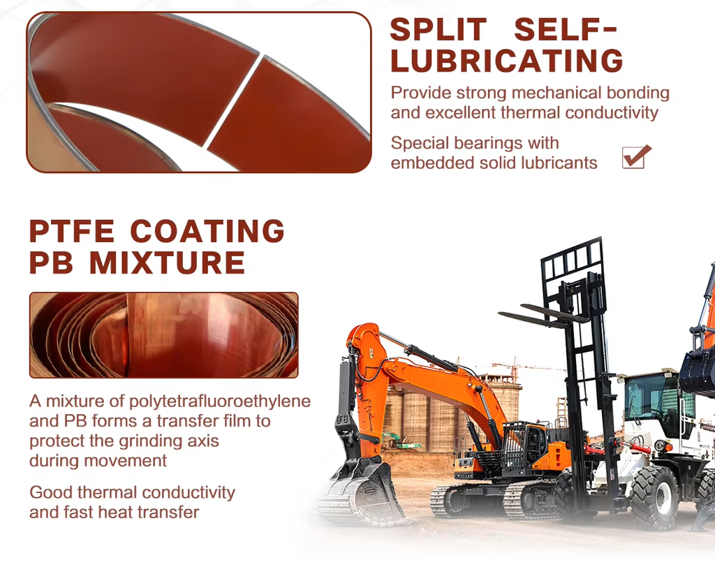 Excavator accessories cup bushing / hydraulic special self-lubricating bushing