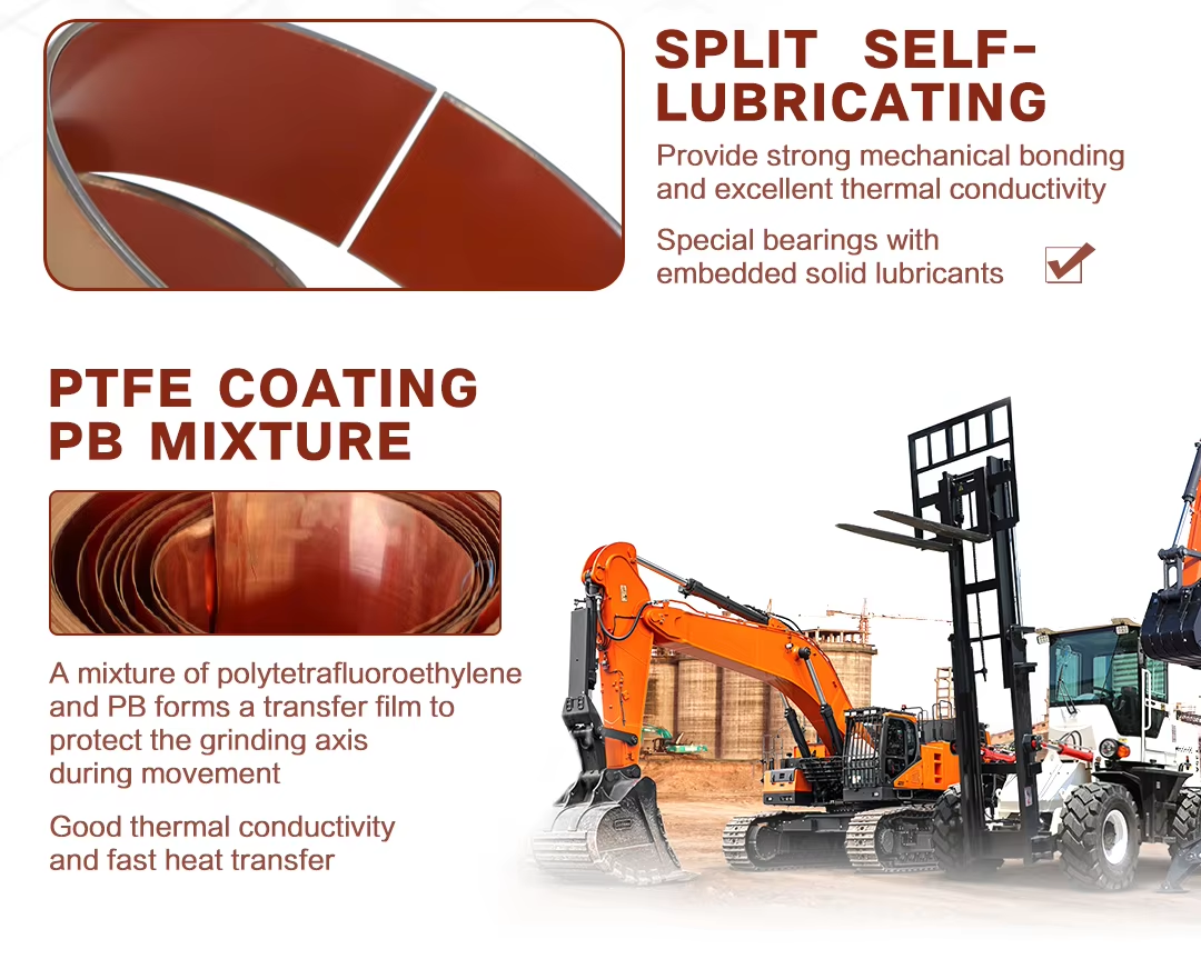 Excavator accessories cup bushing / hydraulic special self-lubricating bushing