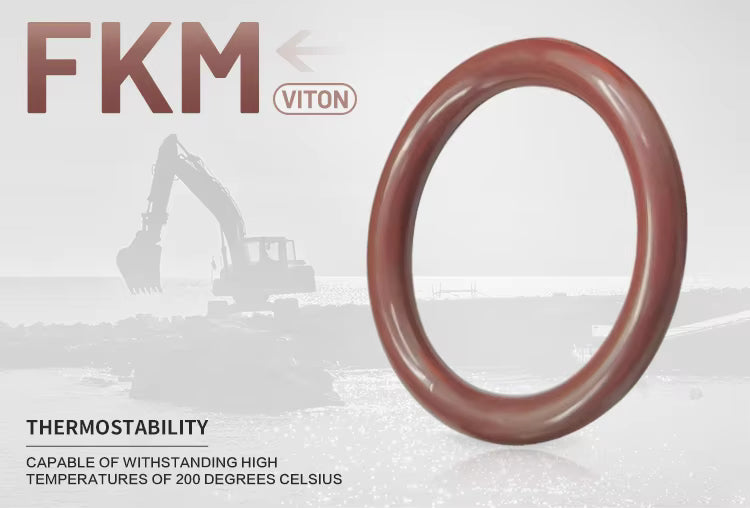 FKM rubber ring excavator seals hot selling products mechanical seals high temperature resistant seal brown as BS FKM Oring (can be customized to any size, please contact customer service)